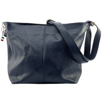 Florence Echtleder Tasche Damen dunkelblau OTF829B