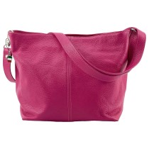 Florence Echtleder Tasche Damen fuchsia OTF829P