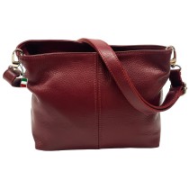 Florence Echtleder Tasche Damen dunkelrot OTF829R