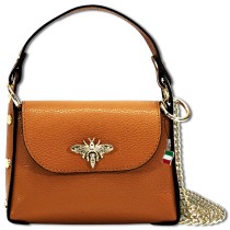 Florence Biene Damen Handtasche Echtleder tan hellbraun OTF831C5