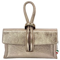 Florence Clutch Echtleder Tasche bronze metallic OTF834F