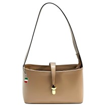 Florence Damen Umhängetasche Leder Tasche beige OTF836C1