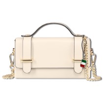 Florence Damen Handtasche klein Echtleder beige OTF841I1