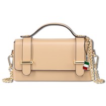 Florence Damen Handtasche klein Echtleder taupe OTF841I6