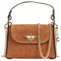 Florence Biene Damen Handtasche Wildleder tan/braun OTF844C5