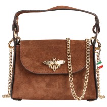 Florence Biene Damen Handtasche Wildleder braun OTF844N4