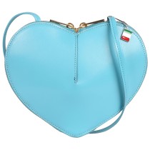 Florence Damen Umhängetasche Leder Herz Tasche türkis OTF846T3