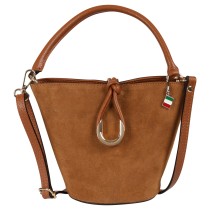 Florence Damen Handtasche Wildleder Tasche tan OTF847C5
