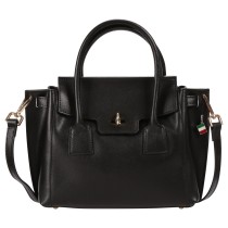 Florence Damen Handtasche Leder Tasche schwarz OTF848S1