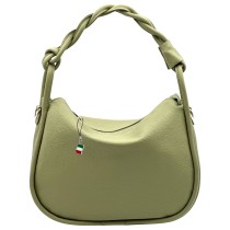 Florence Echtleder Hobo Bag Damen hellgrün OTF852L2
