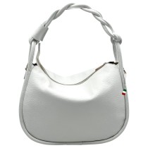 Florence Echtleder Hobo Bag Damen weiß OTF852W1