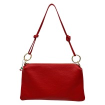 Florence Damen Umhängetasche Leder Tasche rot OTF861R3