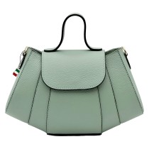 Florence Damen Schultertasche Echtleder Tasche hellgrün OTF863L2