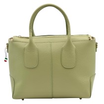 Florence Damen Handtasche Echtleder hellgrün OTF864L4
