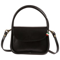 Florence Damen Handtasche Leder Tasche mini schwarz OTF877S1