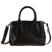 Florence Damen Handtasche Leder Tasche schwarz OTF883S1