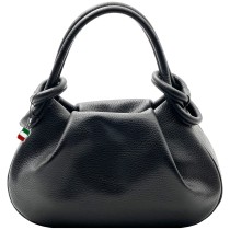 Florence Damen Handtasche Leder Tasche schwarz OTF894S1
