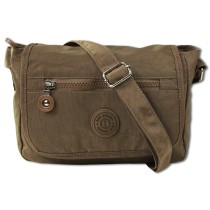 Bag Street Nylon Umhängetasche braun Damen Tasche OTJ201N