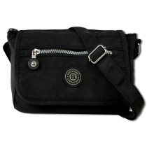 Bag Street Nylon Umhängetasche schwarz Damen Tasche OTJ201S