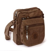 Nylon braun kleine Crossover Bag Street OTJ215N