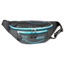 Gürteltasche Synthetik schwarz blau Bauchtasche Hüfttasche Bag Street OTJ509B