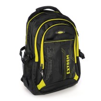 Bag Street Rucksack Synthetik schwarz, gelb Laptopfach Laptoprucksack OTJ605Y