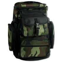 Bag Street Rucksack Synthetik grün schwarz Trekking Outdoor Angeln OTJ616G