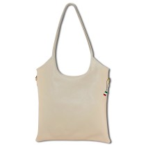 Florence Damen Umhängetasche Leder Tasche beige OTM112I