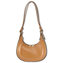 Florence Damen Umhängetasche Leder Tasche braun, taupe OTM814C
