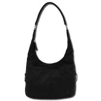 DrachenLeder Beuteltasche Kunstleder schwarz Damen Hobo Bag Handtasche OTS100S