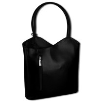 Toscanto Damen Rucksack Leder Tasche schwarz OTT106SF