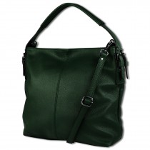 Toscanto Damen Schultertasche Shopper Leder Tasche grün OTT110SG