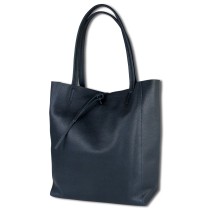 Toscanto Damen Shopper Leder Tasche blau OTT112SM