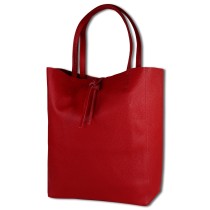 Toscanto Damen Shopper Leder Tasche rot OTT112SR