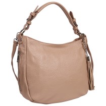 Toscanto Damen Schultertasche Shopper Leder Tasche rosa OTT134SA