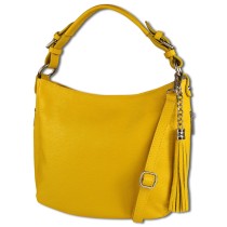 Toscanto Damen Shopper Leder Tasche gelb OTT134SY