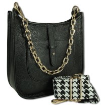 Toscanto Damen Jugend Citytasche Leder Tasche schwarz OTT158US