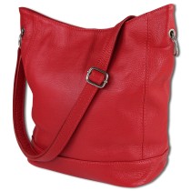 Toscanto Damen Shopper Leder Tasche rot OTT159SR