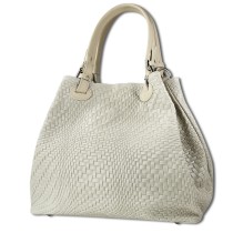 Toscanto Damen Handtasche Leder Tasche beige OTT163HI