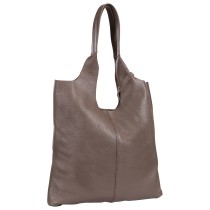 Toscanto Damen Shopper Leder Tasche grau OTT166SK3