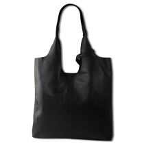 Toscanto Damen Shopper Leder Tasche schwarz OTT166SS1