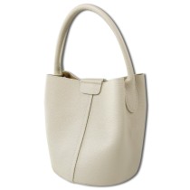 Toscanto Damen Umhängetasche Leder Tasche beige OTT169SI1