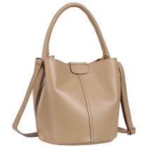 Toscanto Damen Umhängetasche Leder Tasche taupe beige OTT169SI5