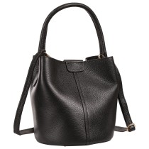 Toscanto Damen Umhängetasche Leder Tasche schwarz OTT169SS1