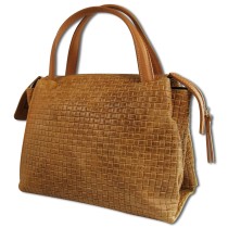 Toscanto Damen Umhängetasche Leder Tasche braun OTT170UC1