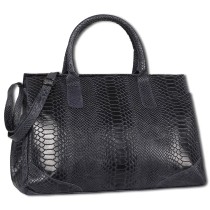 Toscanto Damen Henkeltasche Leder Tasche dunkelblau OTT172HB6