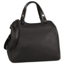 Toscanto Damen Handtasche Leder Tasche schwarz OTT174HS1