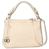 Toscanto Damen Schultertasche Leder Tasche beige OTT176SI1