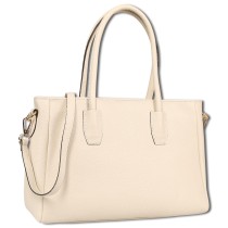 Toscanto Damen Handtasche Leder Tasche beige OTT177HI1
