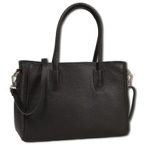 Toscanto Damen Handtasche Leder Tasche schwarz OTT177HS1